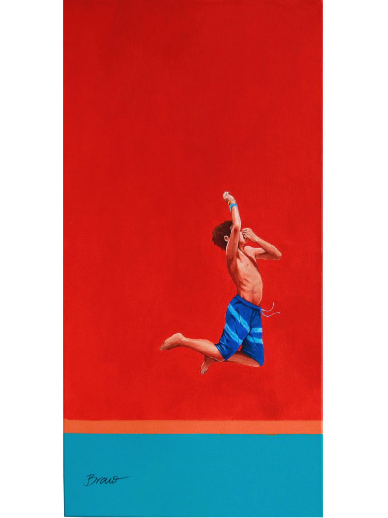 Salto me tapo la nariz