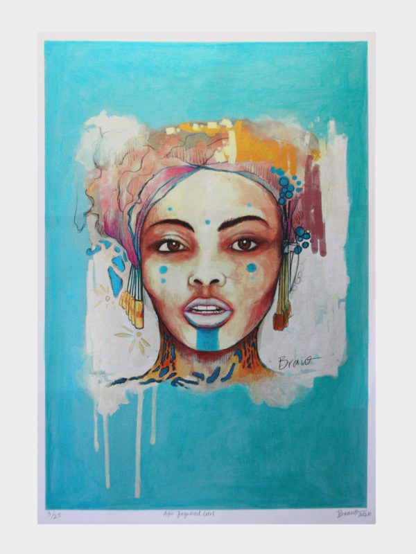 Afro Jaguared girl