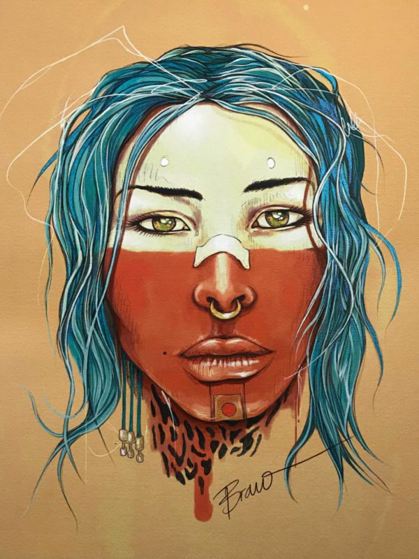 Indigenous jaguared girl - Image 3