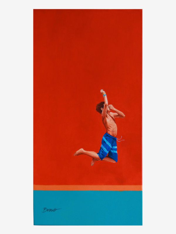 Salto me tapo la nariz-print