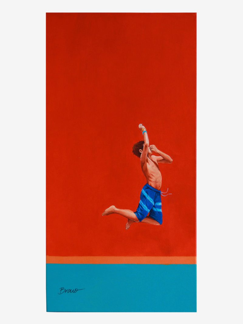 Salto me tapo la nariz-print